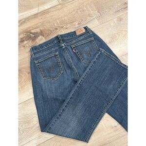 Levis 529 Curvy Bootcut Jeans Womens 10M Medium Wash Blue Stretch Denim Mid Rise
